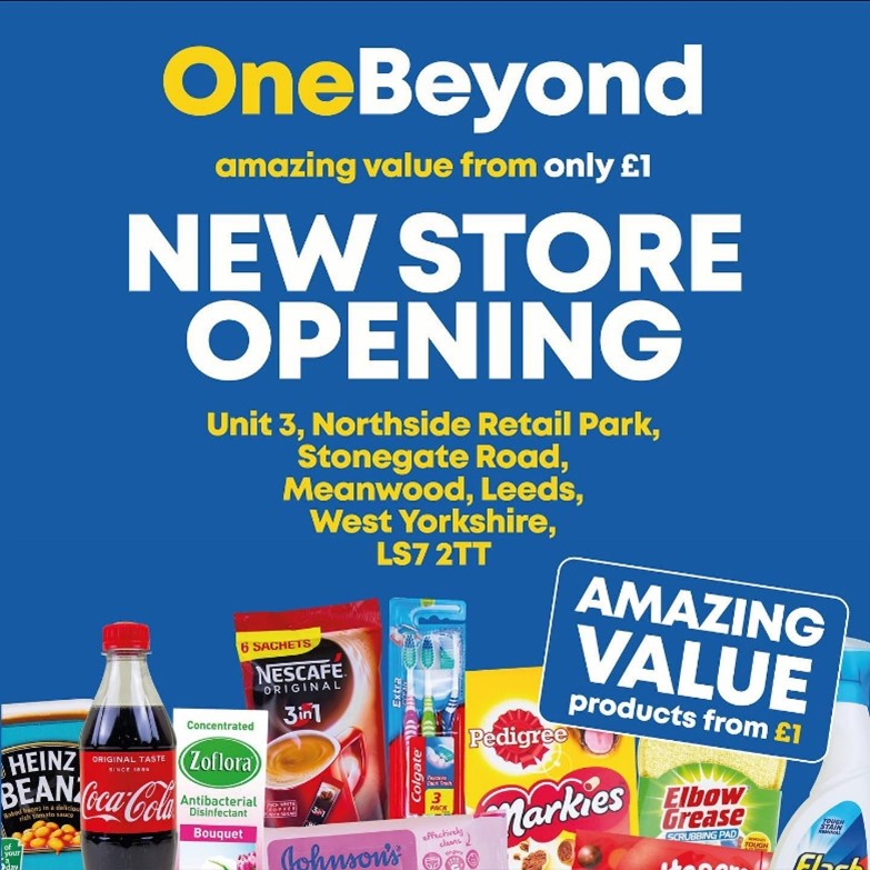 One Beyond New store opening flyer
