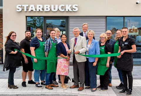 Colchester, Tollgate, Stane Leisure Park, Starbucks opening